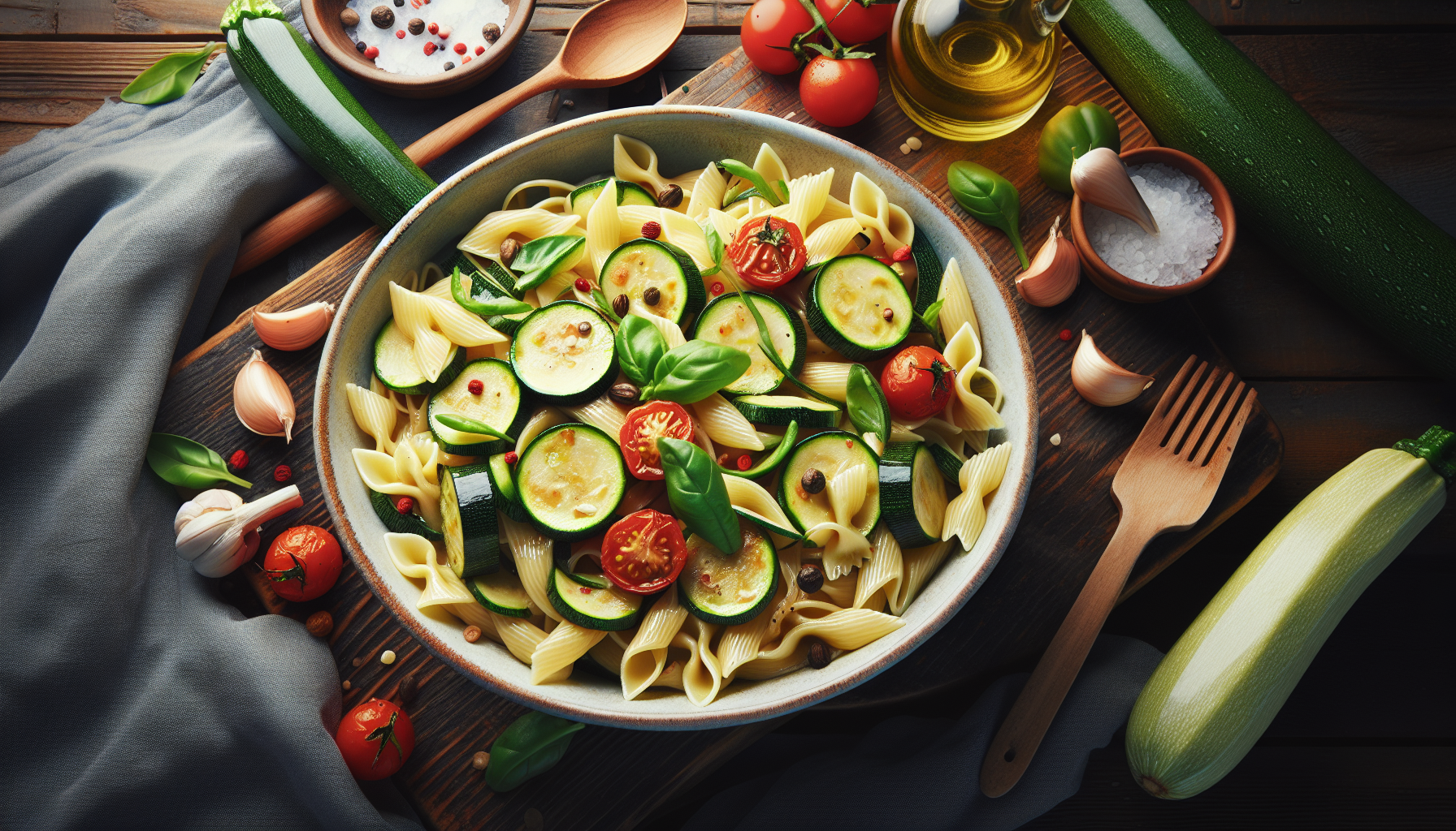 pasta con zucchine